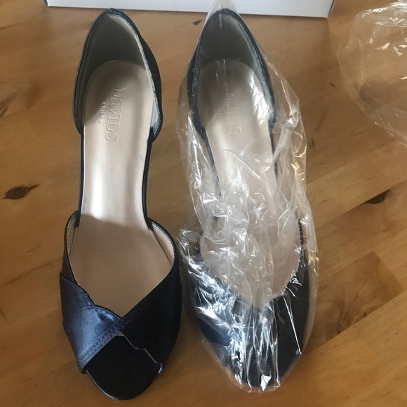 David's Bridal Shoes - Navy blue- Shellie